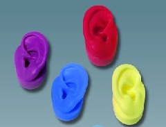 orecchio ovale magnetico silicone