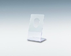 transparent plexiglass display